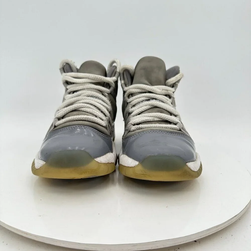 Nike Air Jordan 11 Youth Size 4Y Women 5.5 378038-005 Cool Grey Training Shoes